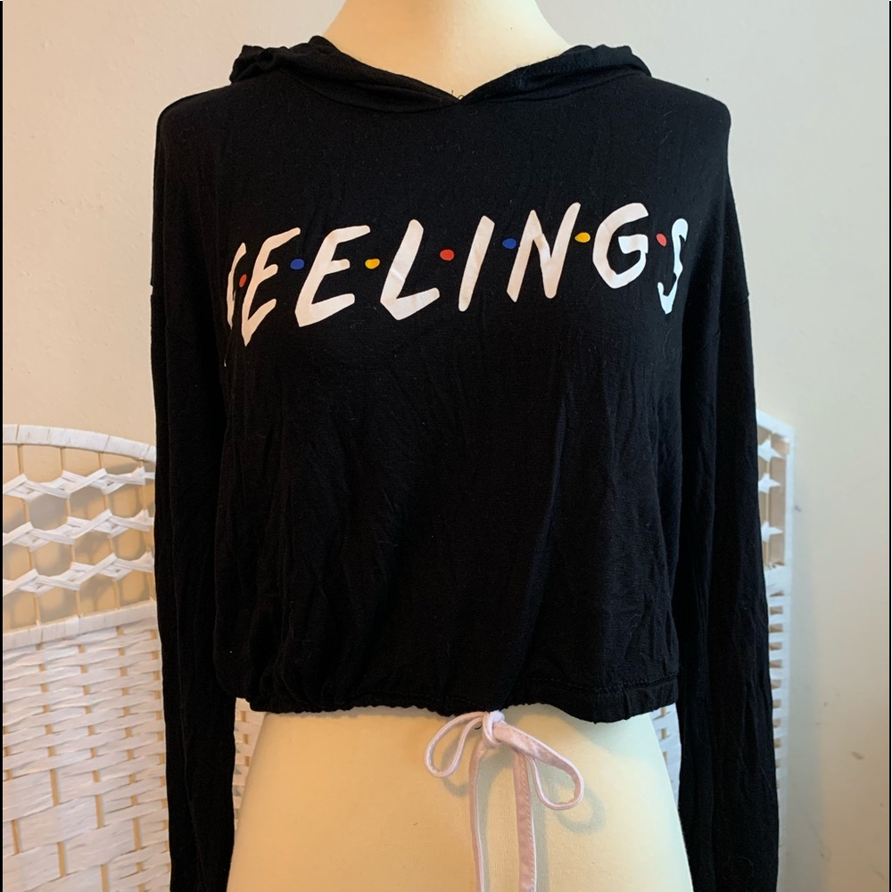 Long sleeves crop top